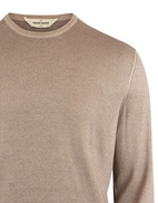 Crew Neck Vintage Summer Merino Beige Stl 54