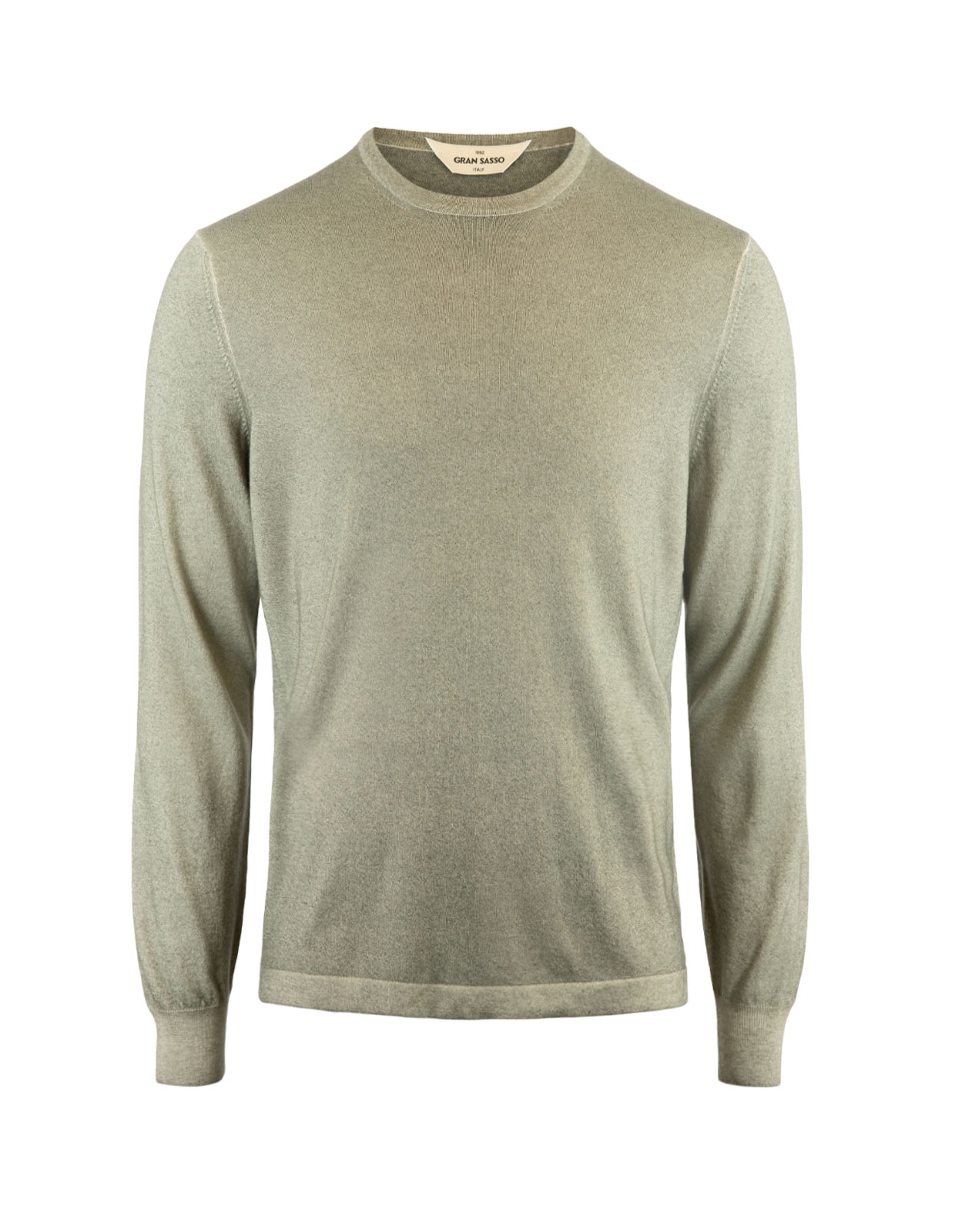 Tröja Rundhals Summer Cashmere Olivgrön