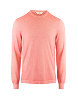 Crew Neck Summer Cashmere Korallröd