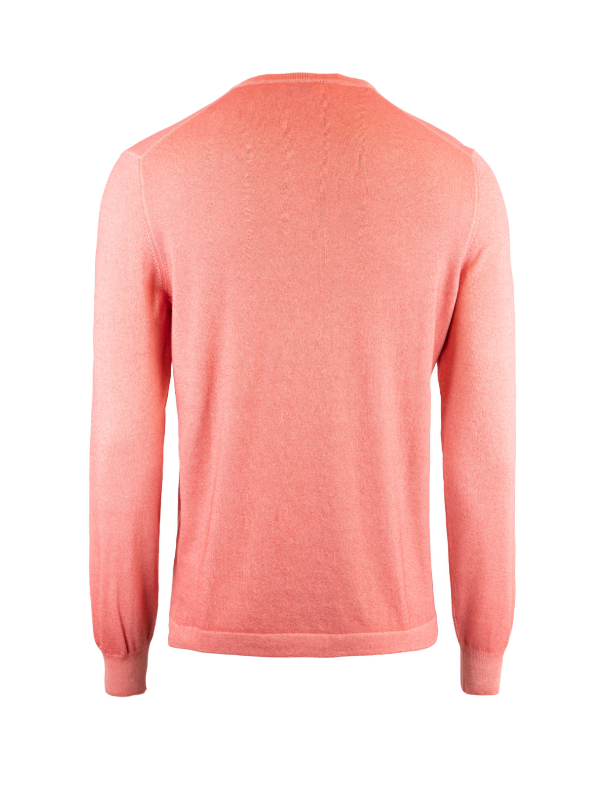 Crew Neck Summer Cashmere Korallröd