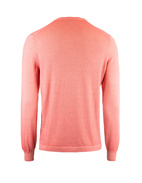 Crew Neck Summer Cashmere Korallröd