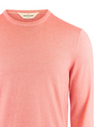 Crew Neck Summer Cashmere Korallröd