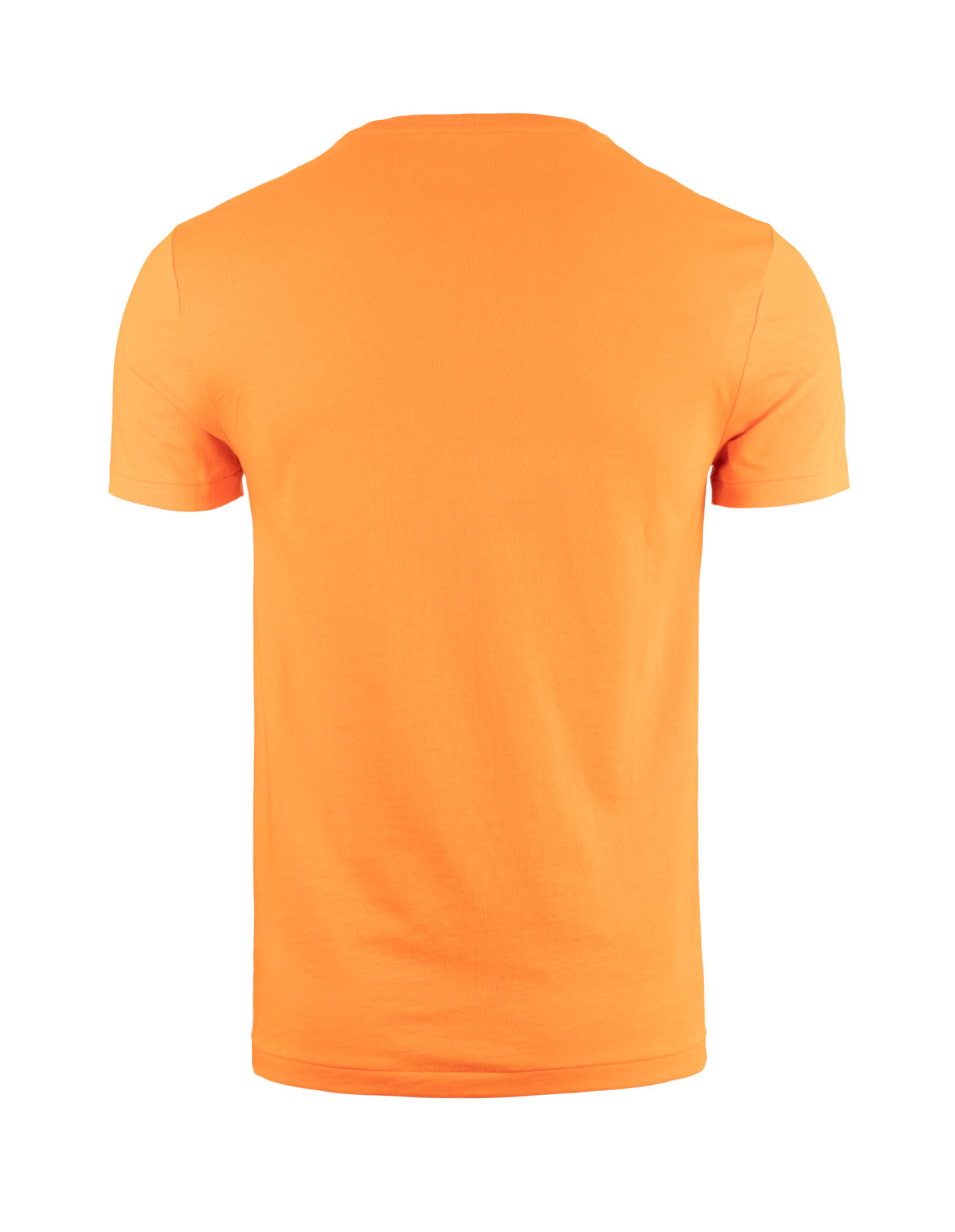 Custom Slim Jersey Crewneck T-Shirt Sailing Orange