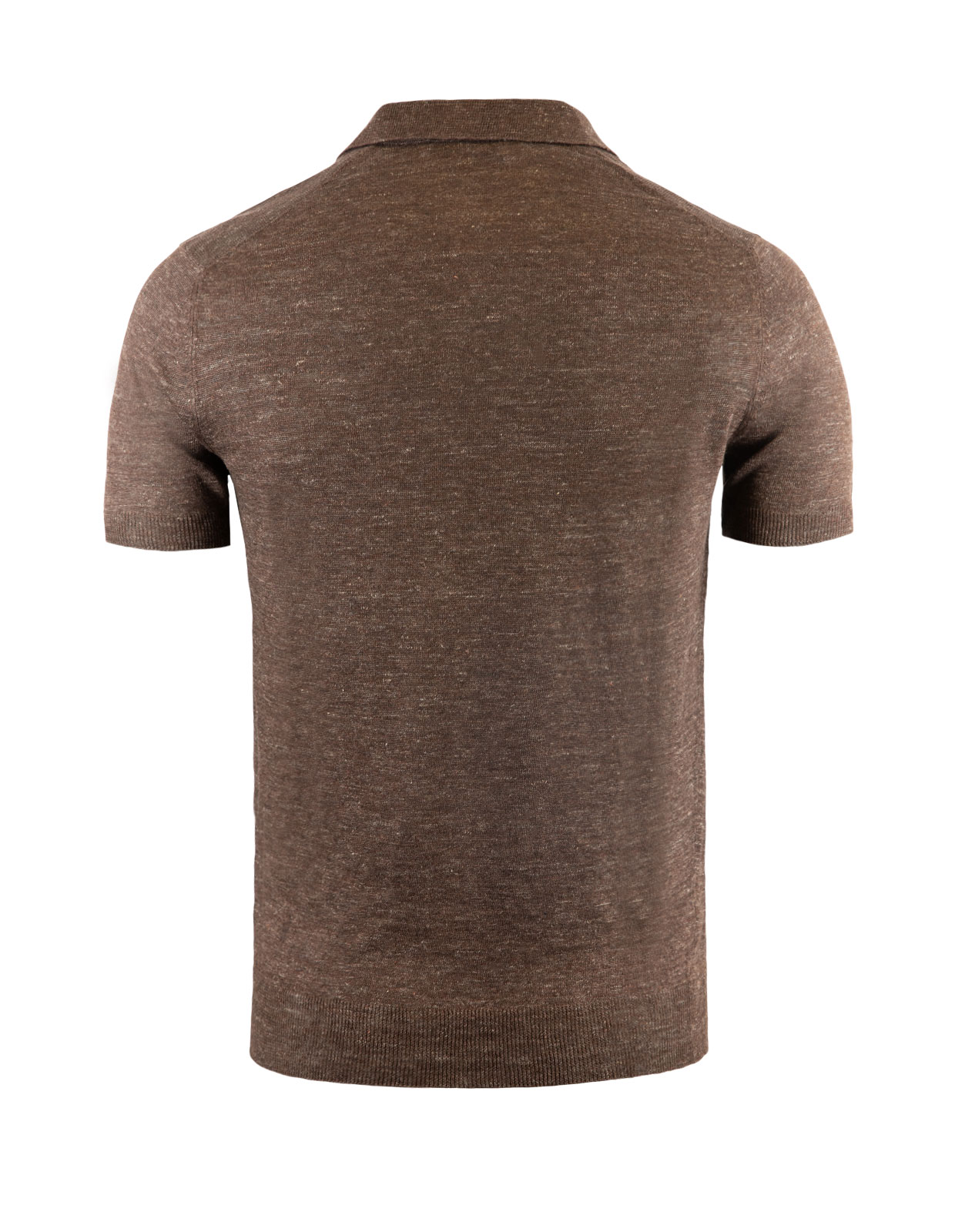 Polo Shirt Linen Brown