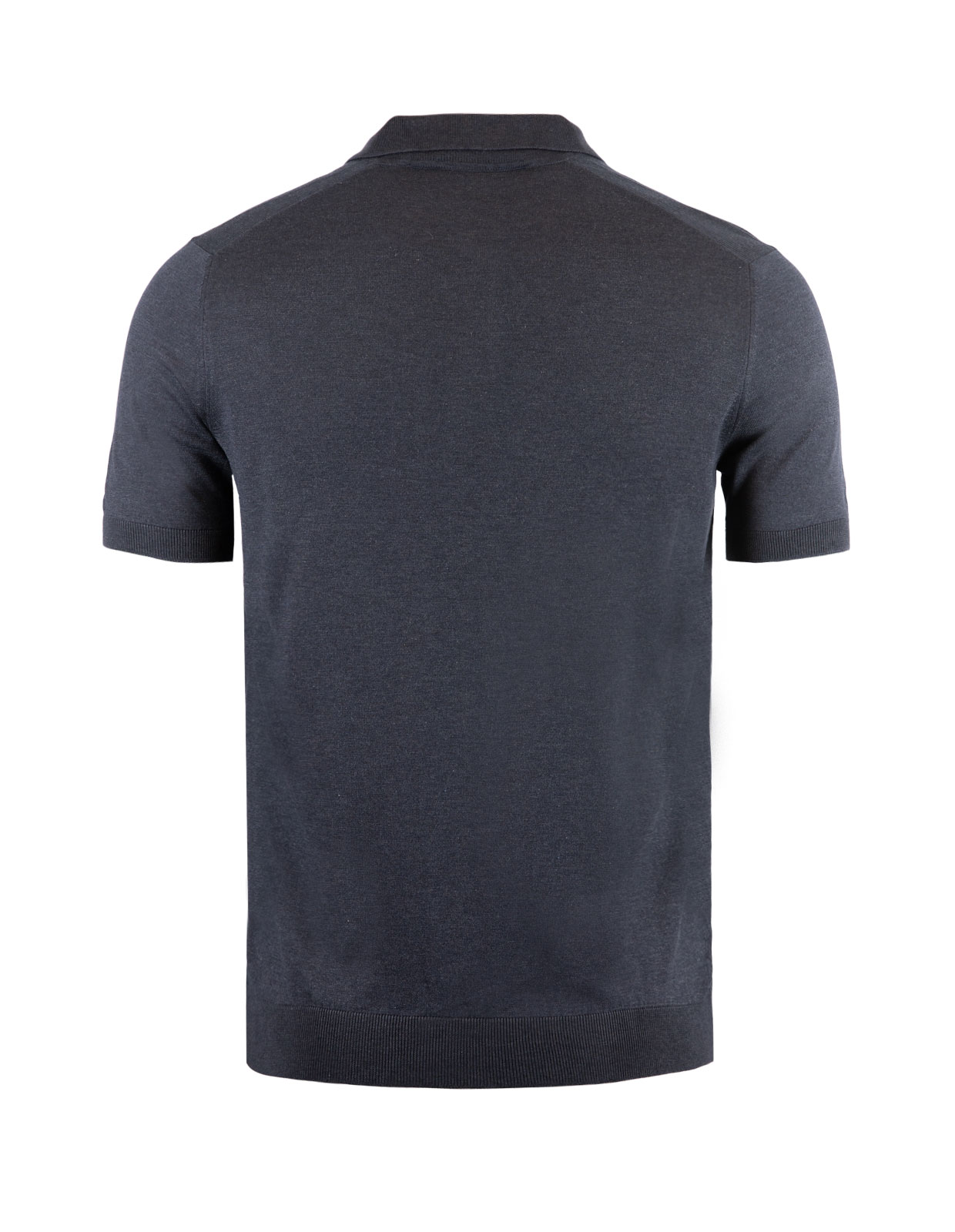 Polo Piquet Silk Navy