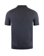 Polo Piquet Silk Navy