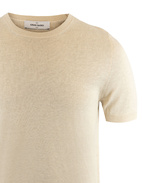 Luxury T-shirt Linen Cotton Offwhite