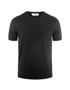 Luxury T-shirt Linen Cotton Black