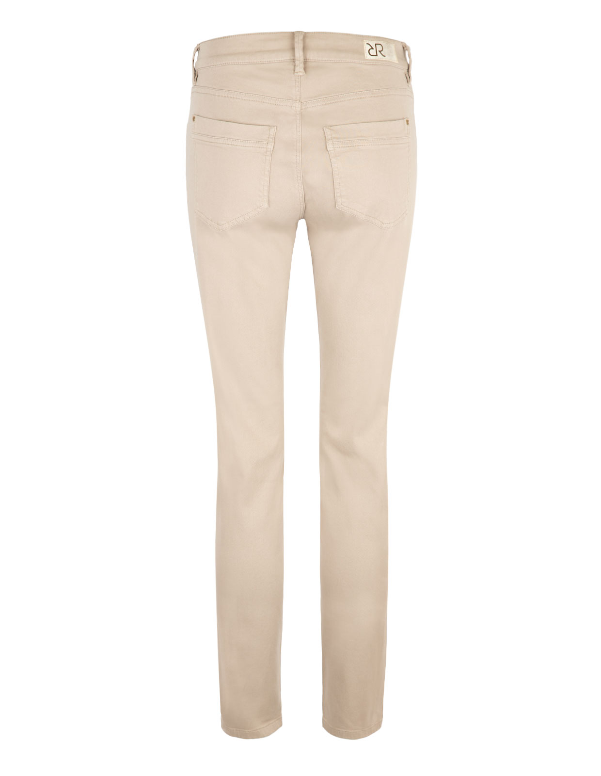 Nomi Zip Bottom Stretch Trousers Sabbia