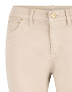 Nomi Zip Bottom Stretch Trousers Sabbia