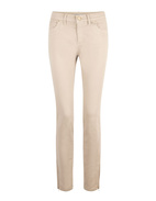 Nomi Zip Bottom Stretch Trousers Sabbia