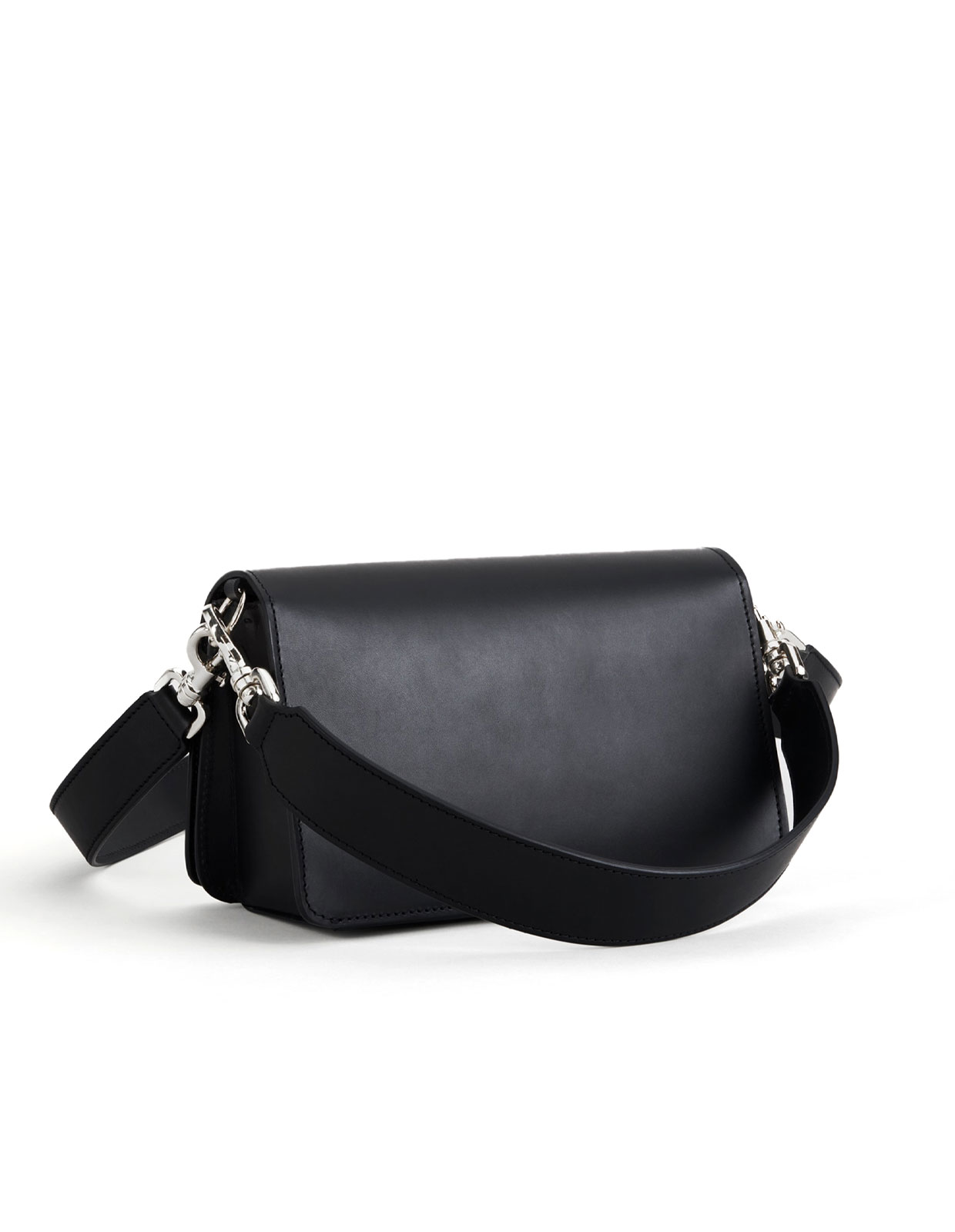 Assisi Baguette Bag Black/Silver