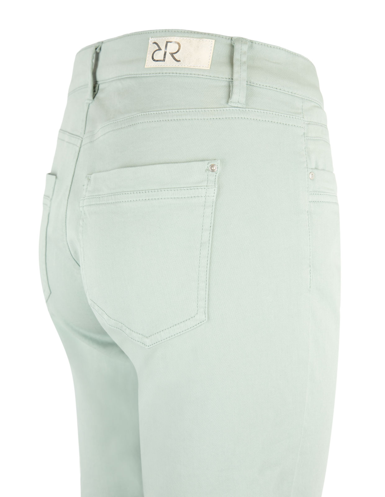 Nomi Zip Bottom Stretch Trousers Peppermint