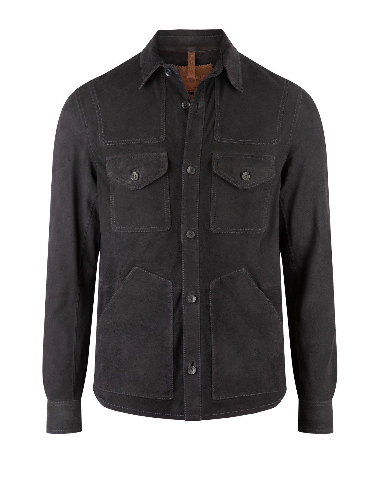 Chemise Suede Shirt Jacket Midnight Blue Stl 56