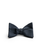 Bowtie Structured Silk Dark Navy