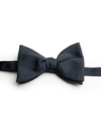 Bowtie Structured Silk Dark Navy