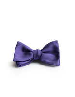 Bowtie Structured Silk Lilac