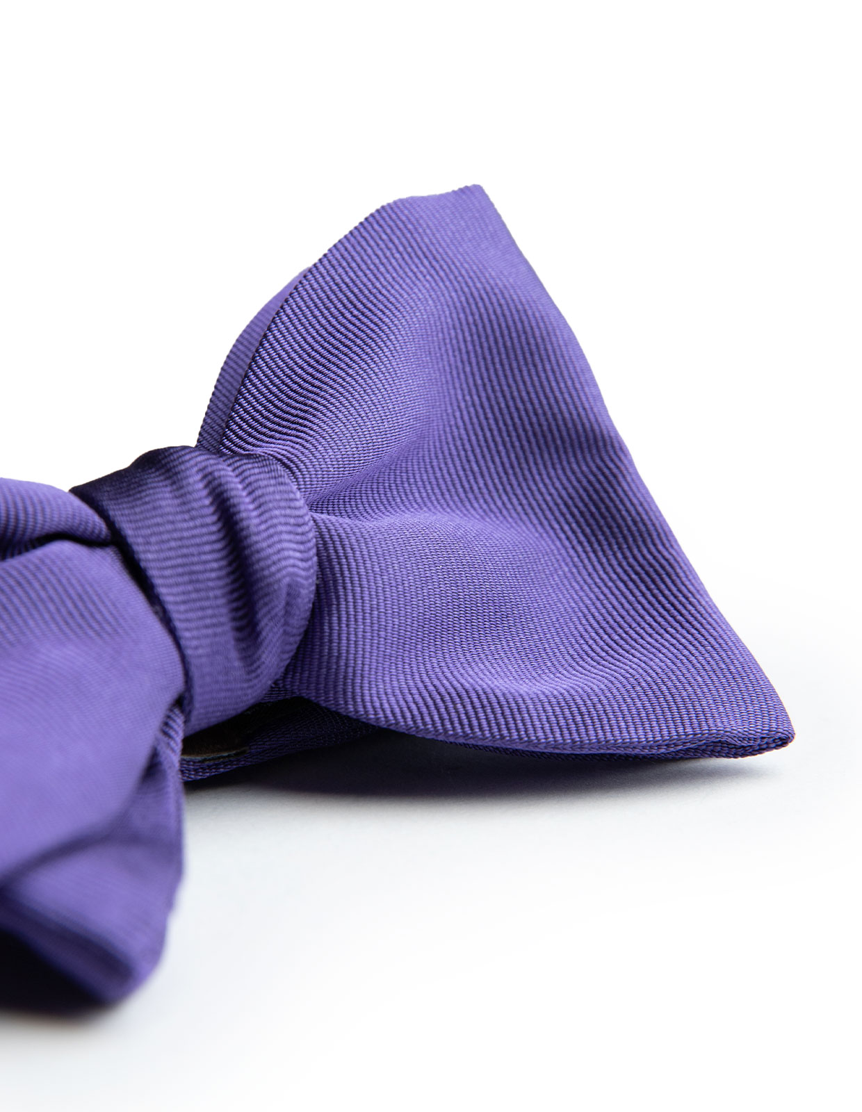 Bowtie Structured Silk Lilac