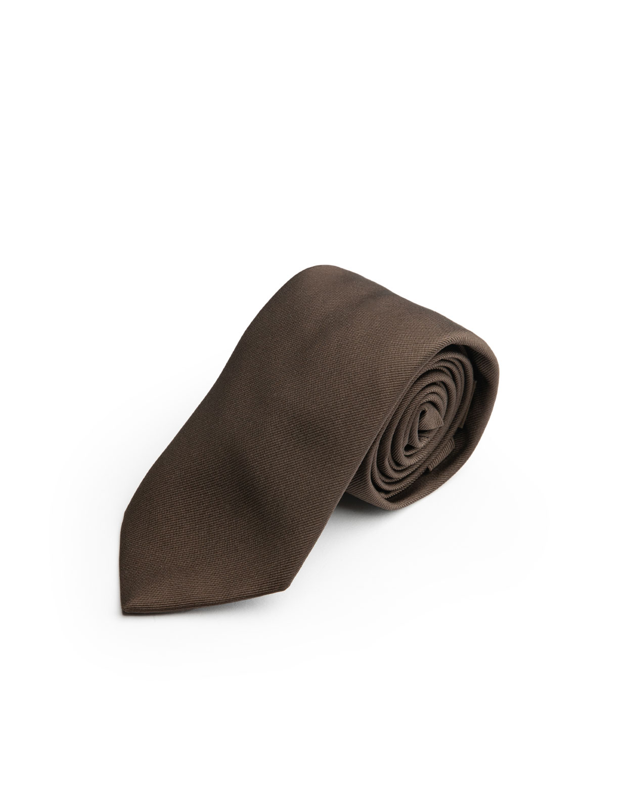 Slips Siden Mörkbrun One Size