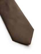 Slips Siden Mörkbrun One Size