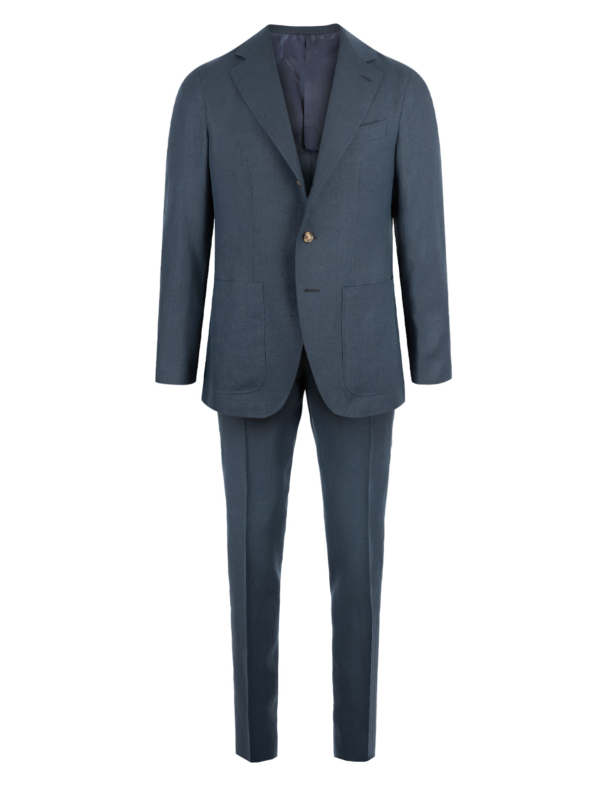 Aida Linen Suit Navy