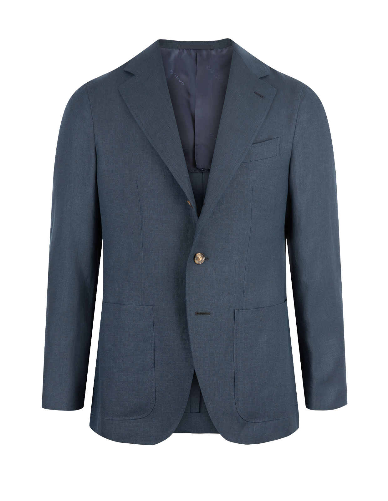 Aida Linen Suit Navy