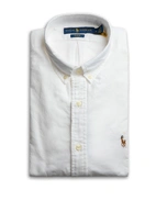 Slim Fit Oxfordskjorta Vit XL