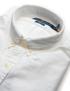 Slim Fit Oxfordskjorta Vit XL