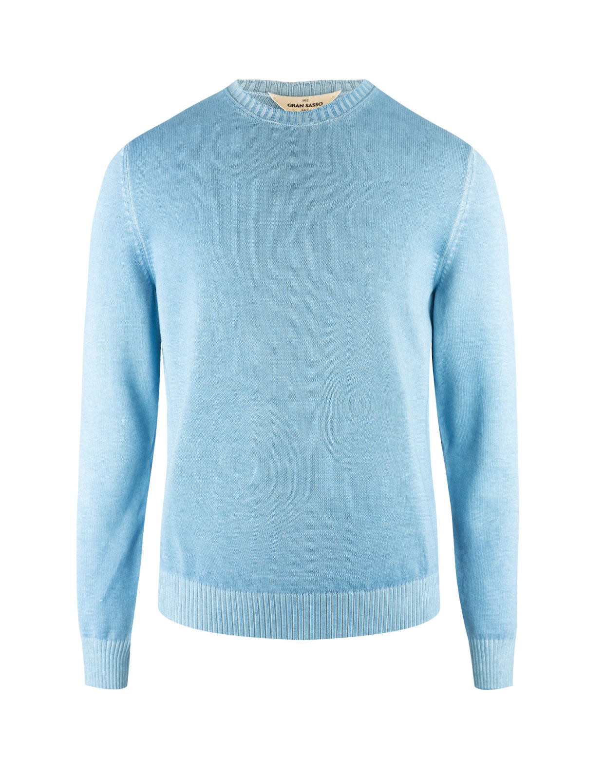 Vintage Cotton Crew Neck Ice Blue