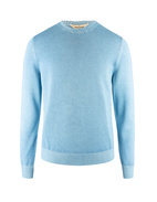 Vintage Cotton Crew Neck Ice Blue