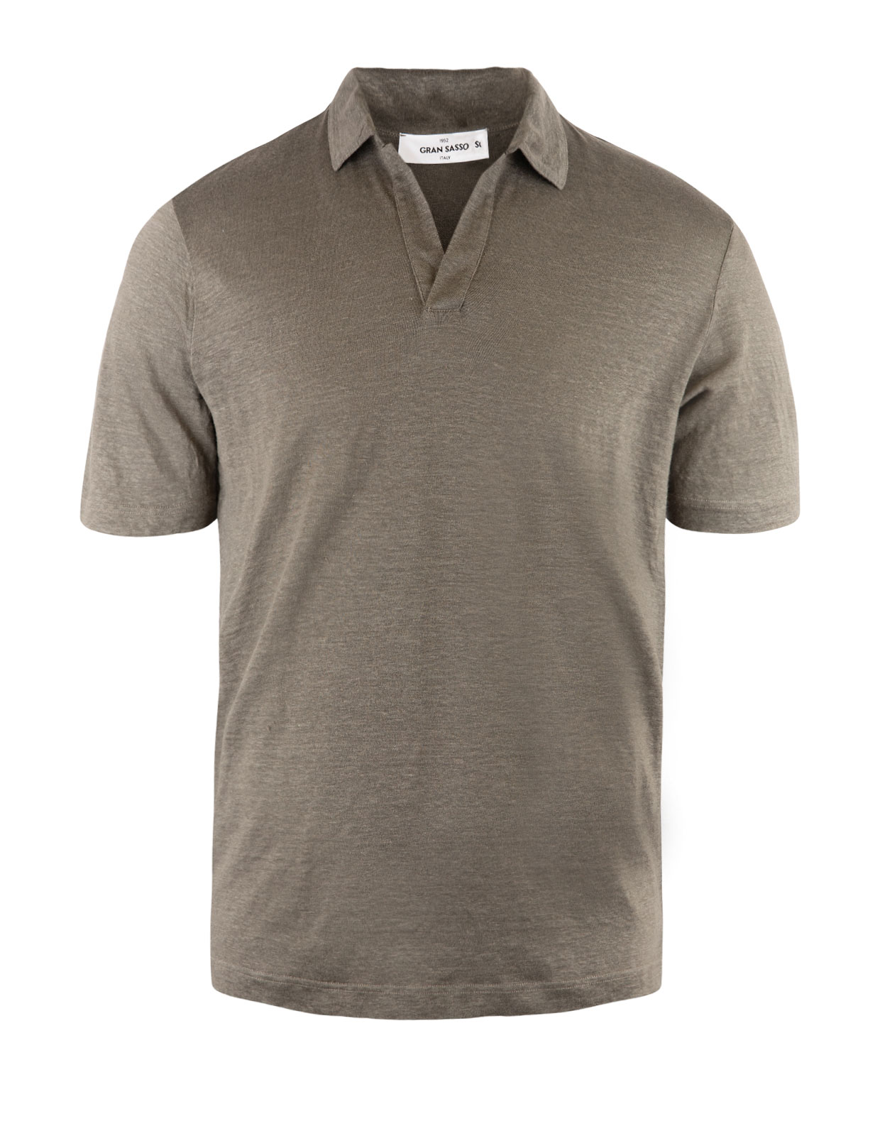 Polo Shirt Soft Linen Sage
