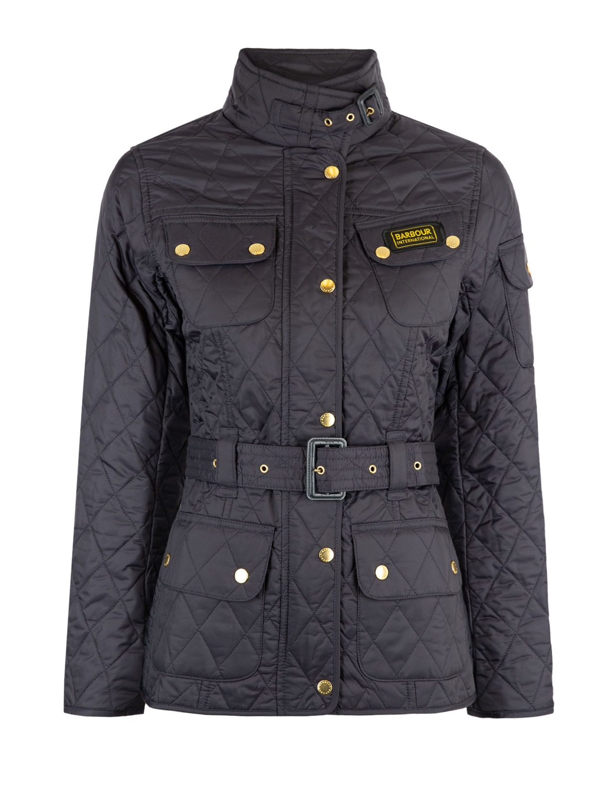 Barbour International Quilted Jacket Navy