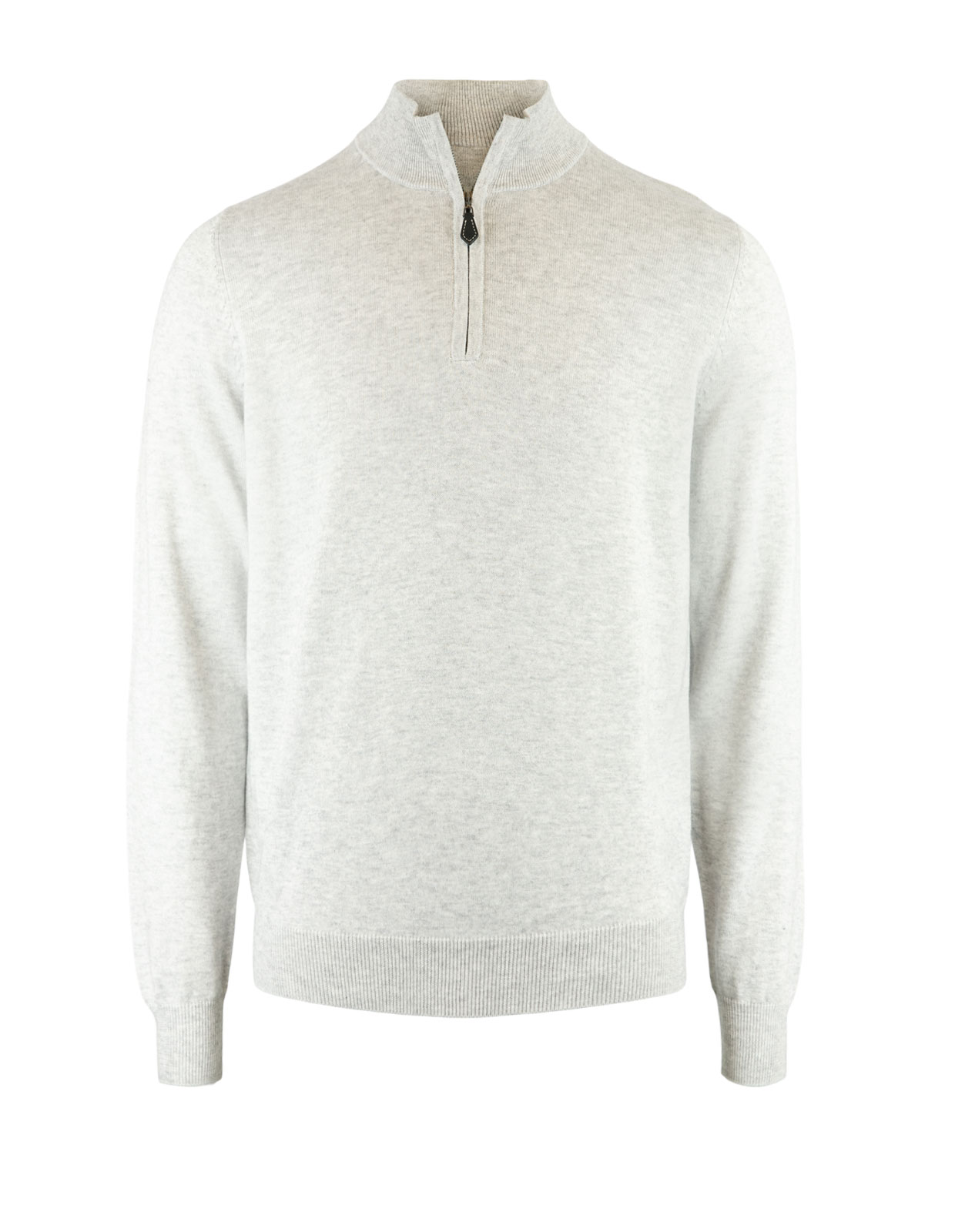 Selhurst Half Zip Cotton Cashmere Dove Stl 52