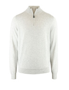 Selhurst Half Zip Cotton Cashmere Dove Stl 52