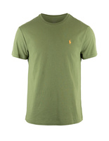 Custom Slim Jersey Crewneck T-Shirt Supply Olive