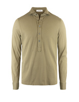 Jersey Popover Shirt Olive
