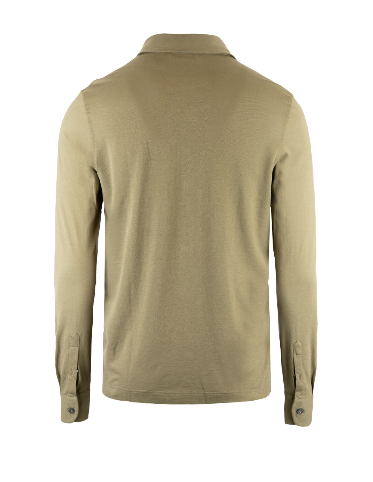 Popover Polo Jersey Shirt Olive