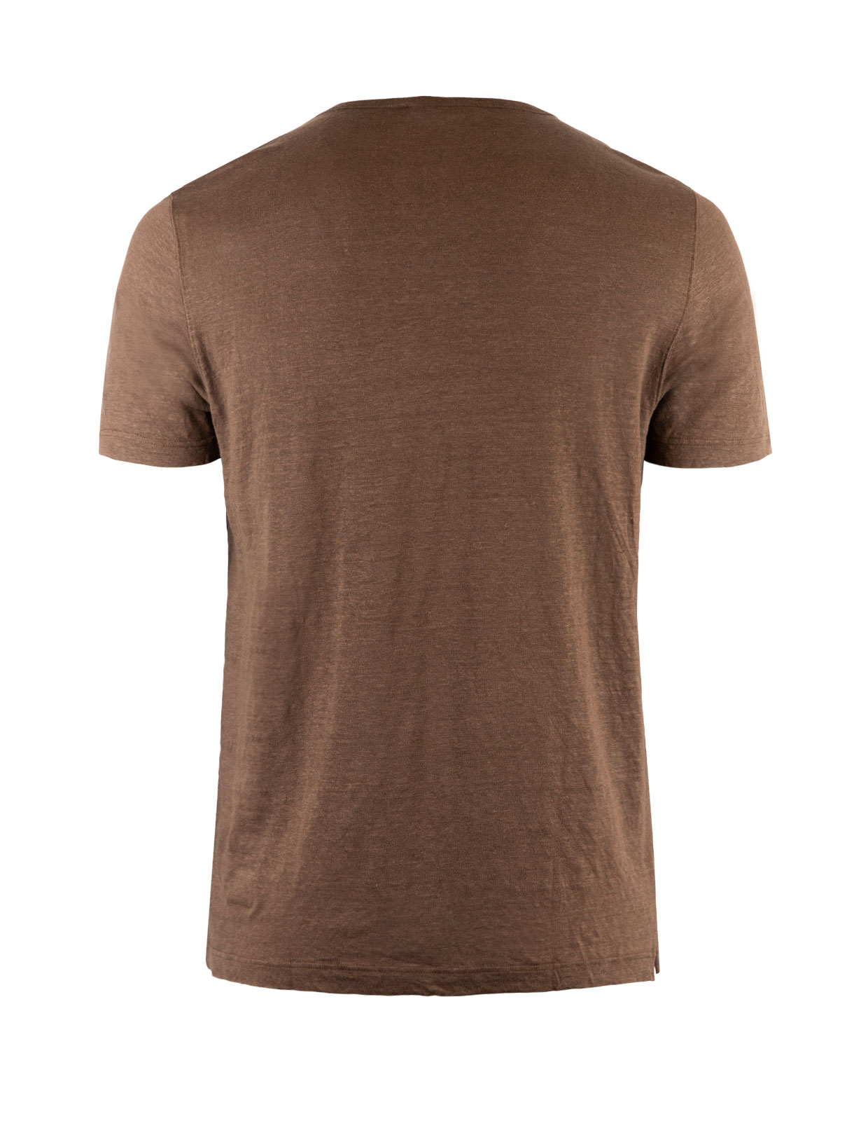 Vintage Linen T-Shirt Brown
