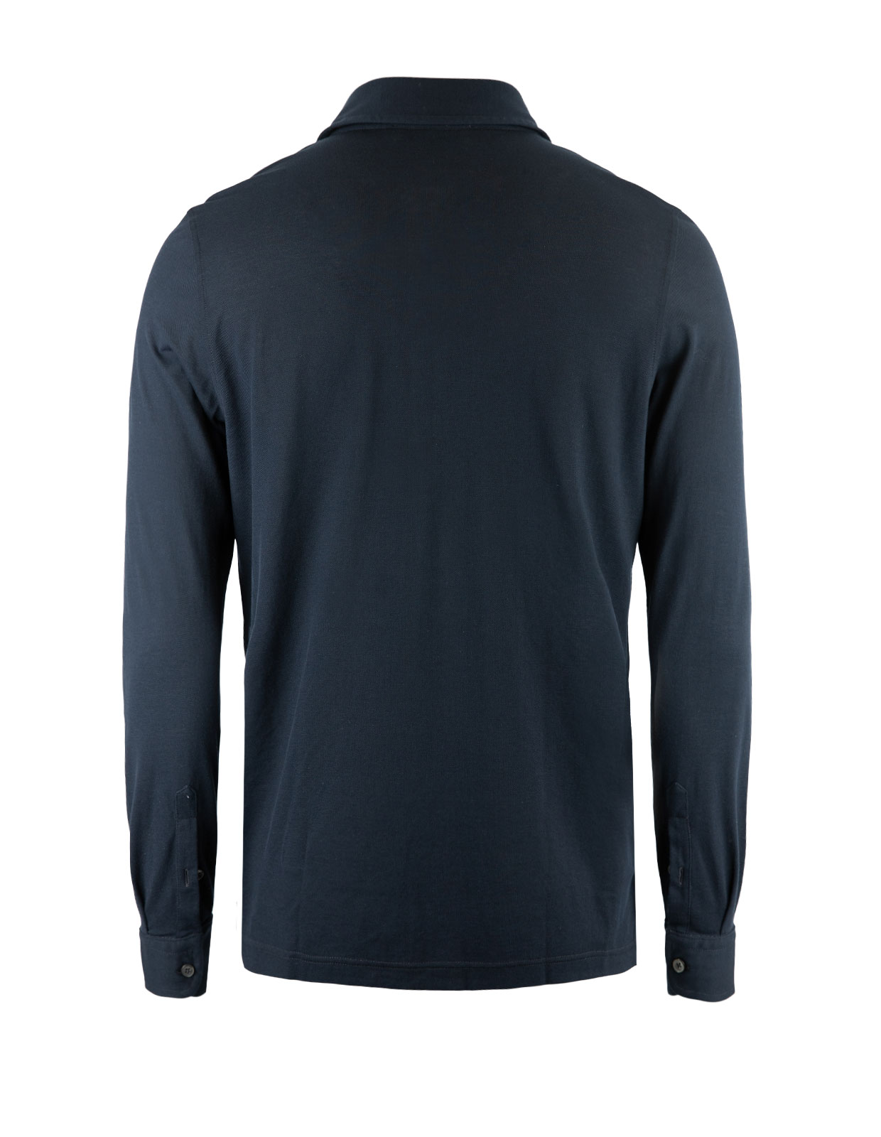 Popover Jerseyskjorta Bomull Navy