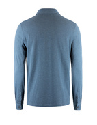 Jersey Popover Shirt Blue Melange