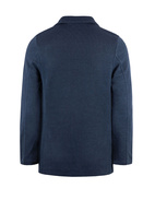 Knitted Jersey Blazer Linen Cotton Navy