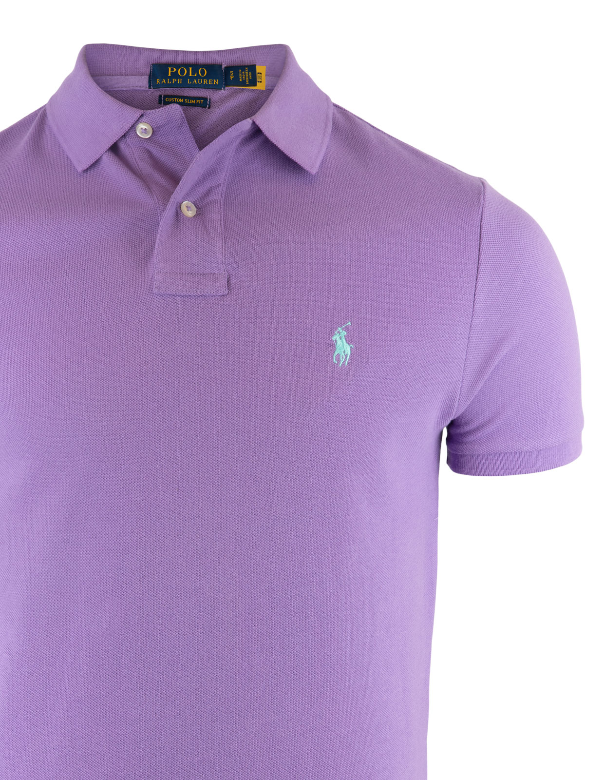 Custom Slim Fit Polo Piké Hampton Purple