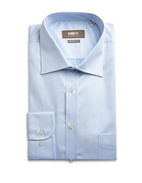 Regular Fit Cotton Shirt Light Blue Stl 45