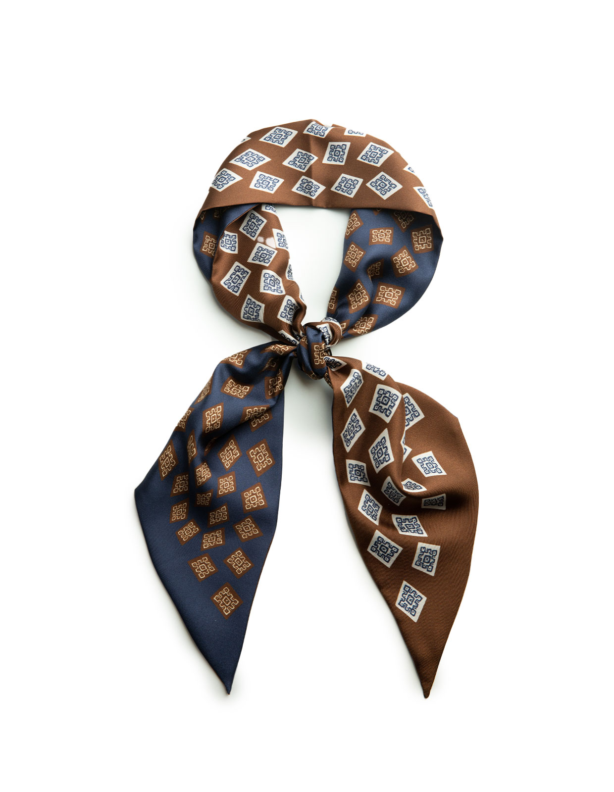 Twilly Doublesided Scarf Brown/Beige