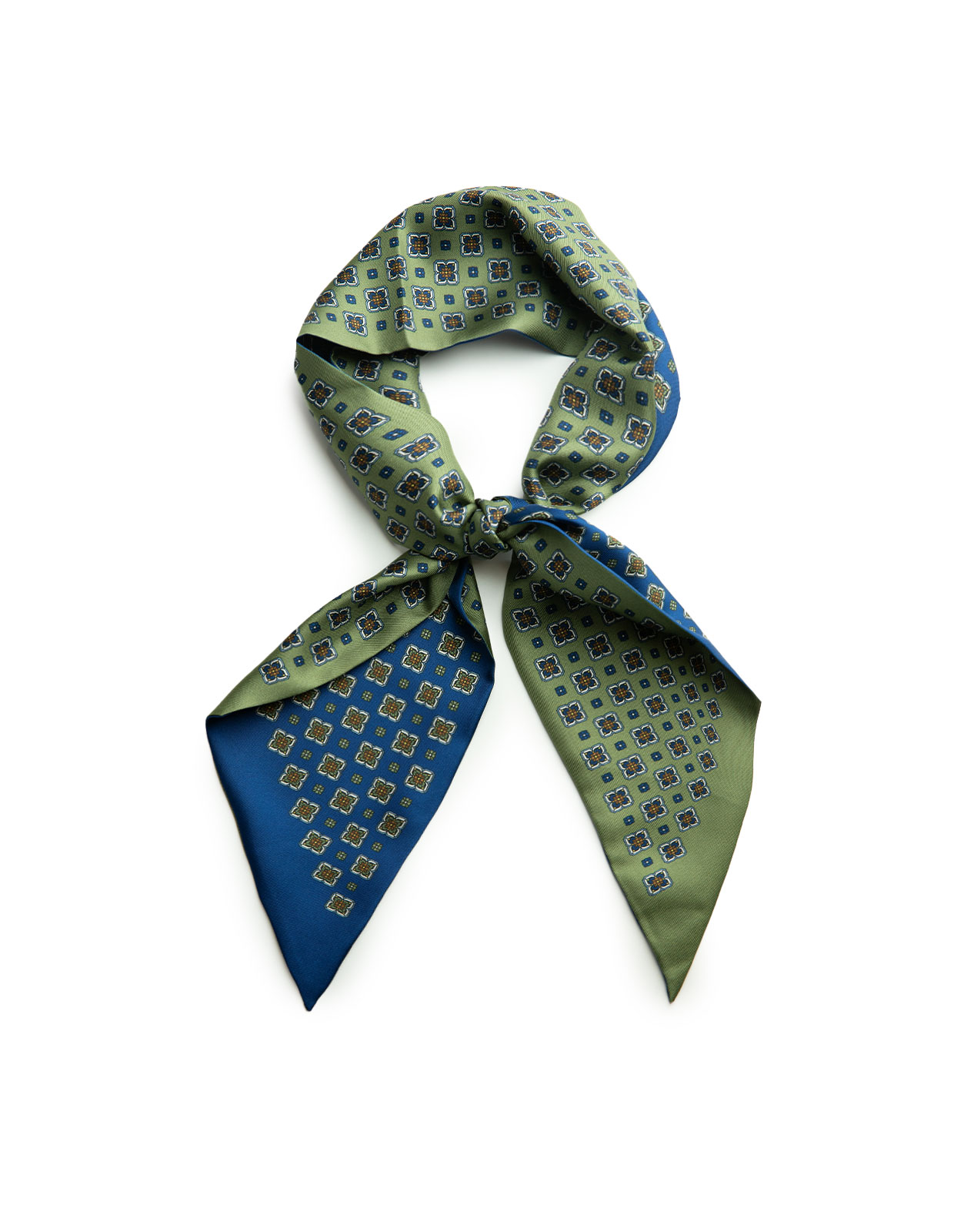 Twilly Doublesided Scarf Green/Blue