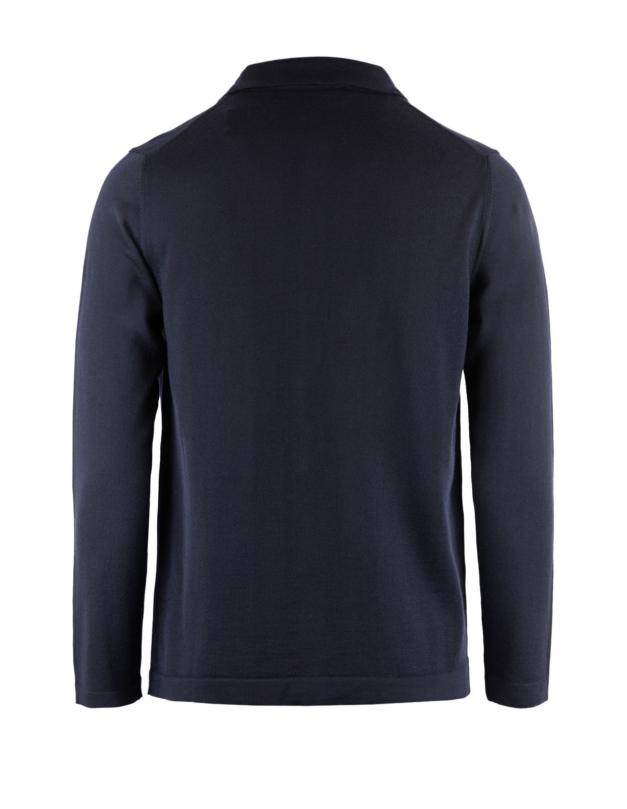 Shirt Cardigan Merino Navy