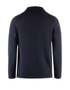 Shirt Cardigan Merino Navy