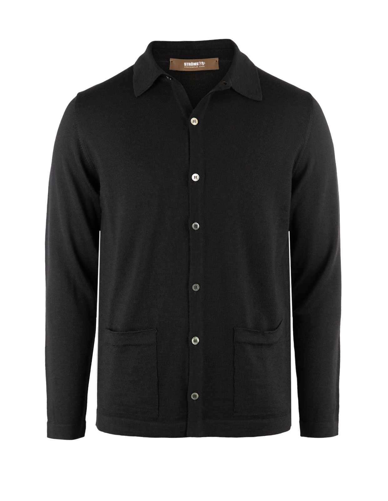 Cardigan Merinoull Svart Cardigan Merinoull Svart