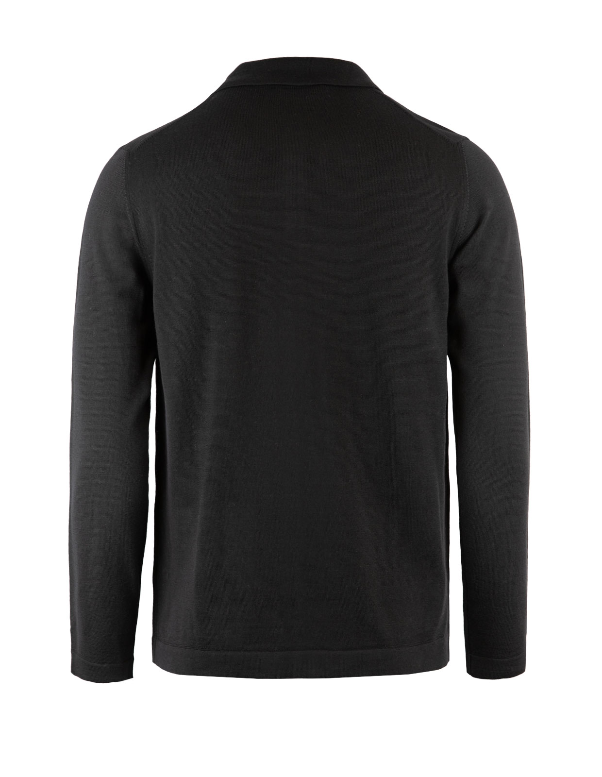 Shirt Cardigan Merino Black