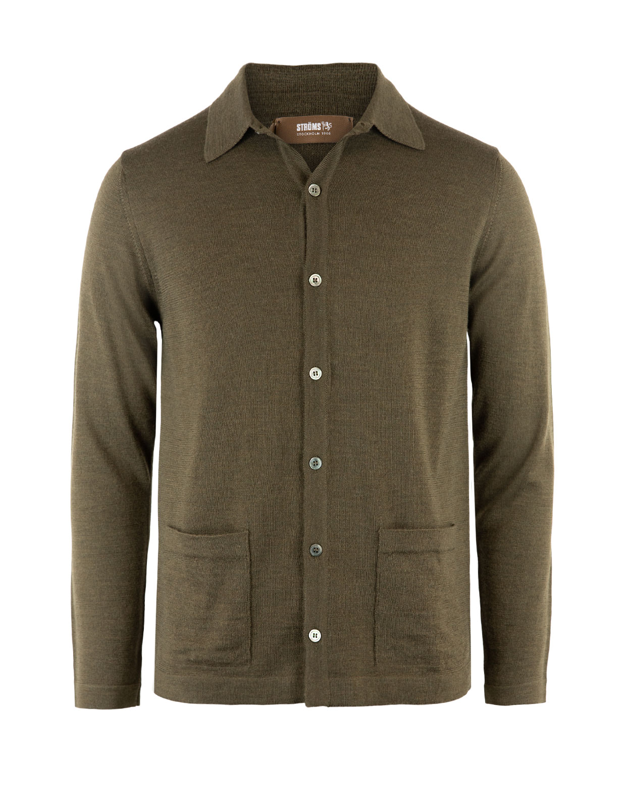 Cardigan Merinoull Grön Cardigan Merinoull Grön